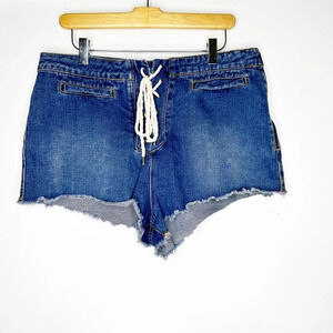 BDG High Waisted Lace Up Shorts Size 32